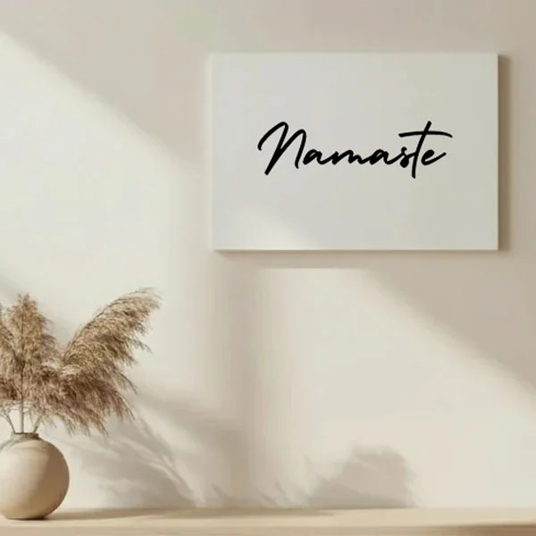 Namaste30-40-horizontal تابلو یوگا مستطیل